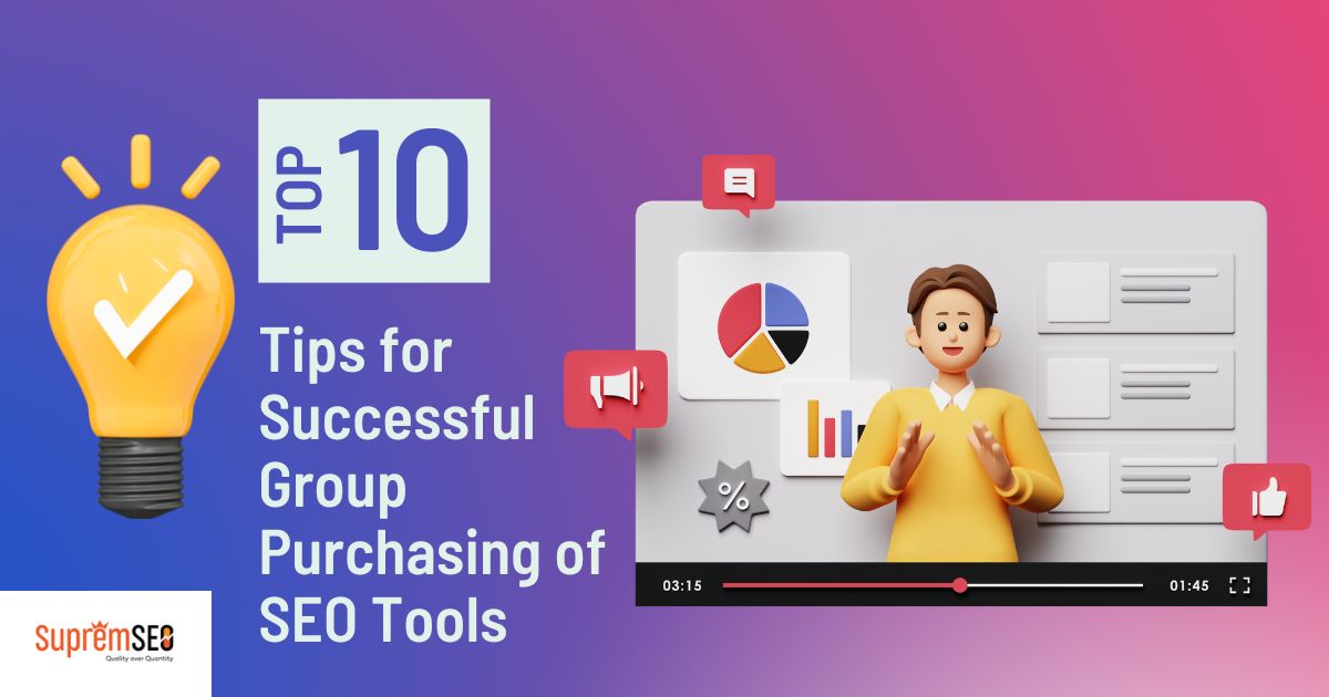 10 Tips for Successful Group Purchasing of SEO Tools