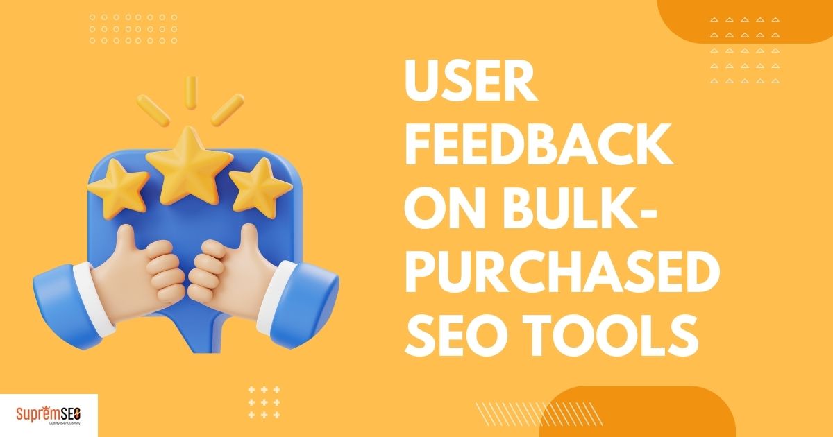User Feedback on Bulk-Purchased SEO Tools